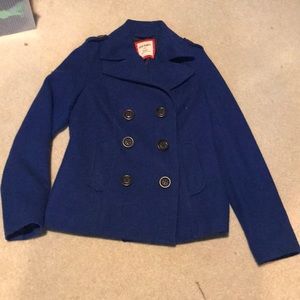 Cobalt blue old navy pea coat